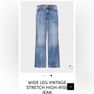 Torrid wide leg high rise vintage jeans